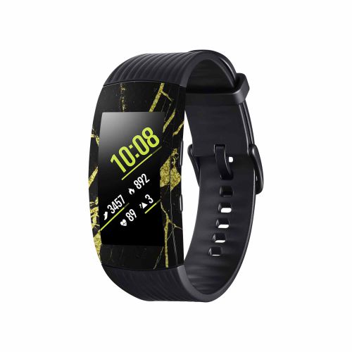 Samsung_Gear Fit 2 Pro_Graphite_Gold_Marble_1